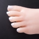 پیر کے ناخن کا رنگ Aibei-Toenails-سفید