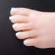 د غاښونو نوکان رنګ Aibei-Toenails-سپین