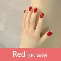 Lliw Fingernail DL-Fingernails-red