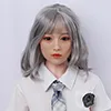 Hairstyle FJ-gray-short-wig2