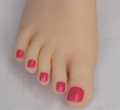 Боја на ноктите на нозете WM Ноктите на нозете 5