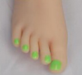 Боја на ноктите на нозете WM Ноктите на нозете 7