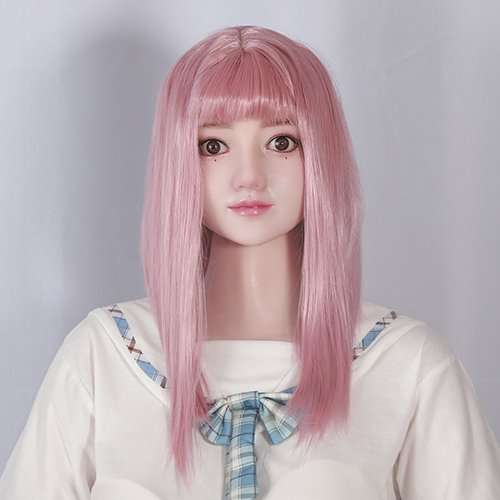 Hairstyle QQ-Wig-pink
