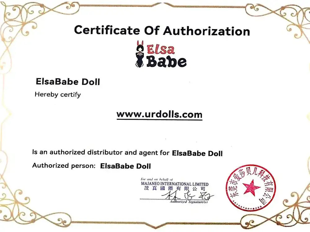 ElsaBabeDoll-Certificat