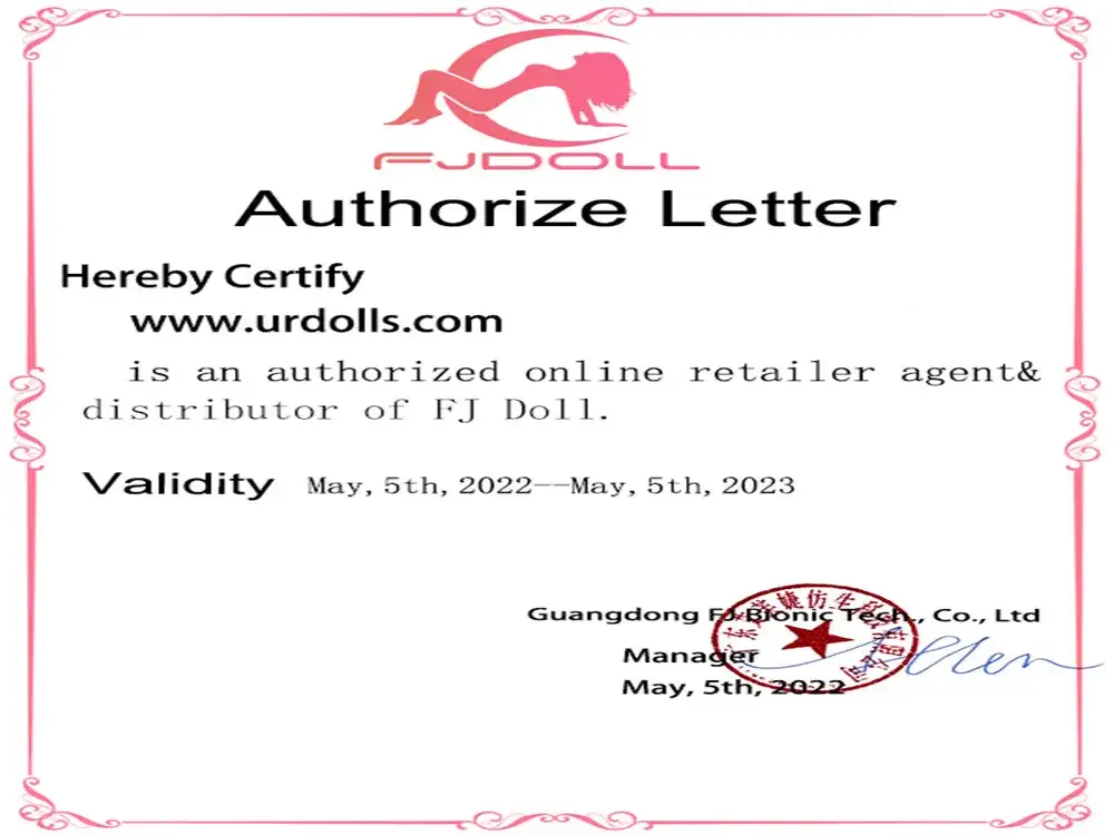 តុក្កតាសិច FJDoll-Certificate