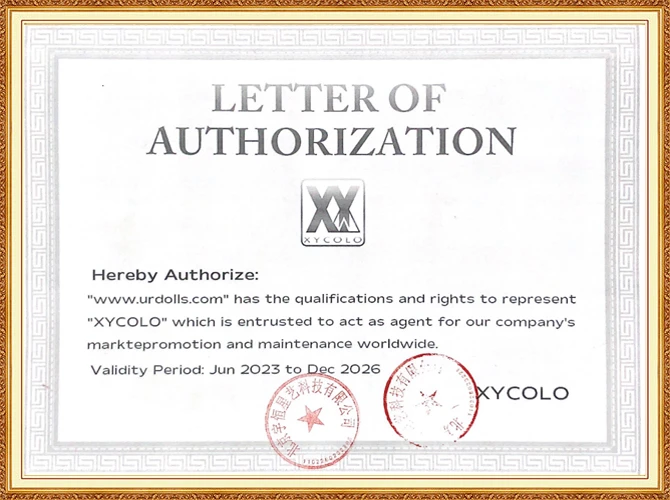 XYCOLODoll-Certificat păpuși sexuale