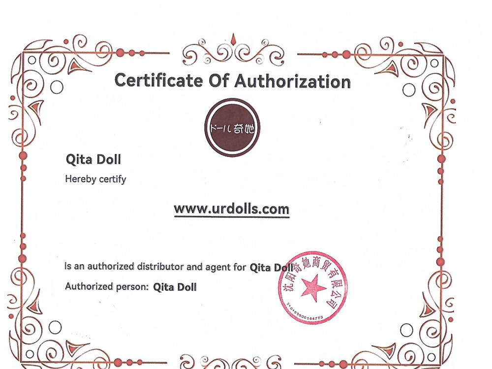 Certifikát QitaDoll