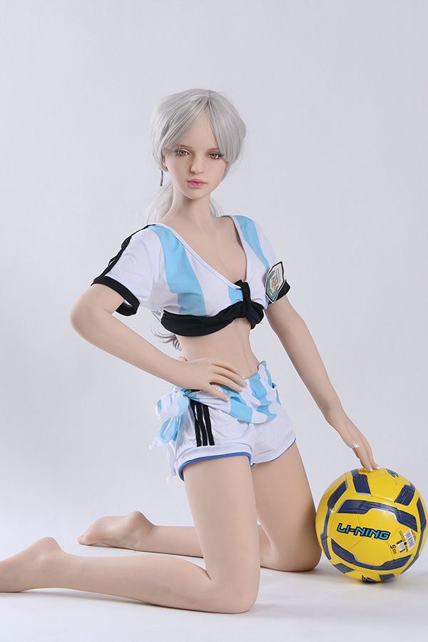 Thin Face Roberta Bulwer TPE Doll Brown Eyes pretty Breasts Football Player