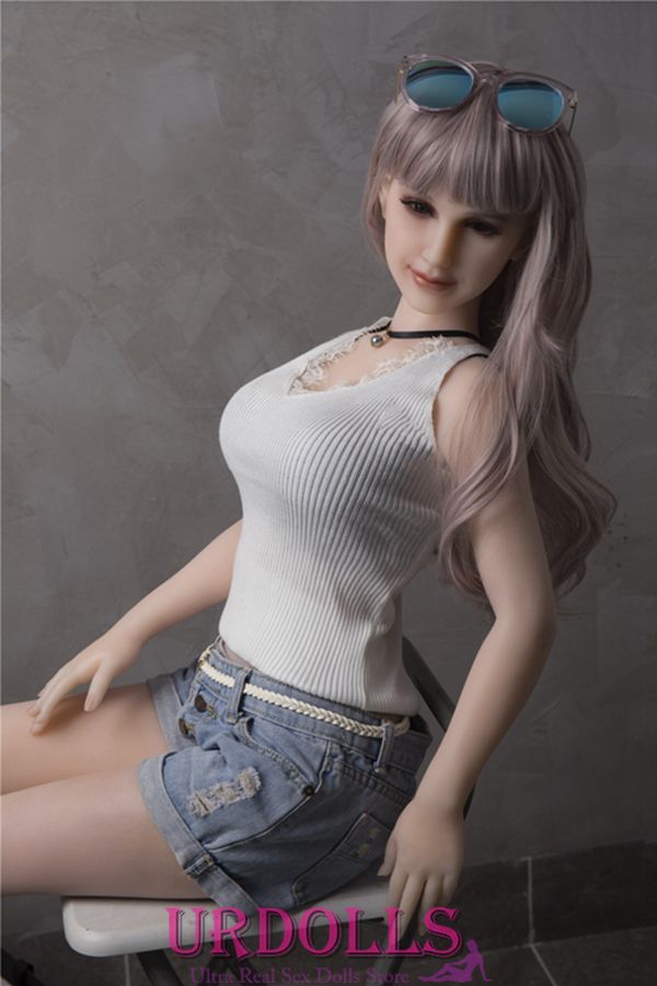Lara - pekná bábika Big Breast Pufu Full Silicone Doll No.3 Head Sanhui Doll