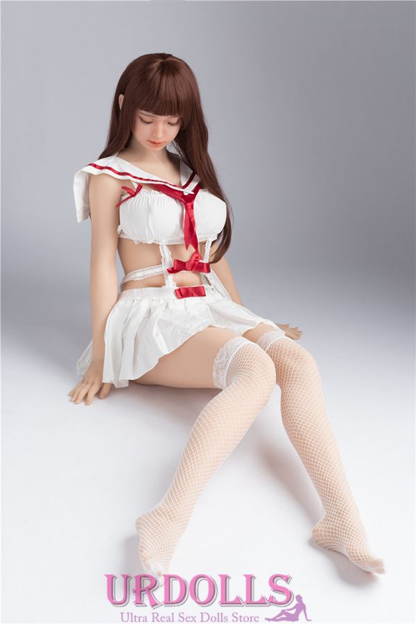 Addyson - 165cm stor bryst full silikon nr. 34 hode uten øyeepler Sanhui Doll