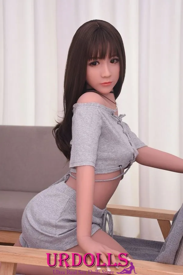 Pêsîrên pembe yên spehî Asao Miko 155CM TPE Doll beautiful Companion