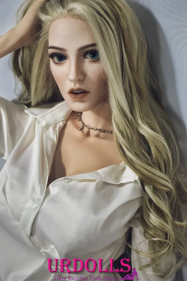 Etta 165CM C-Cup ElsaBabe Blonde Hair Silicone Sex Doll