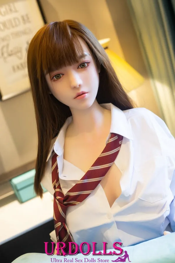 Yaoyao pretty Big breasts Qita No. 100 Yaoyao Silicone Head Universal Wig Version TPE Sex Doll