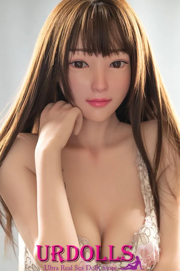 Arabella 158CM C-Cup FU Doll Silicone Head faces Long Eyelashes S make EVO skeleton jelly breast TPE Sex Doll