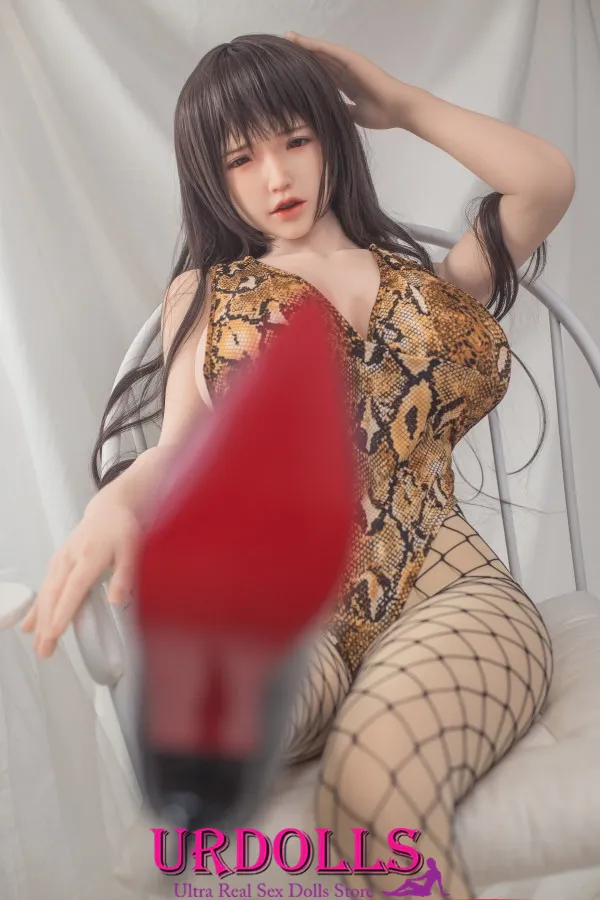 Miriam 160CM H-Cup Sanhui Silicone Head Bèl ti fi ak cheve long ak gwo tete Silicone Sèks poupe