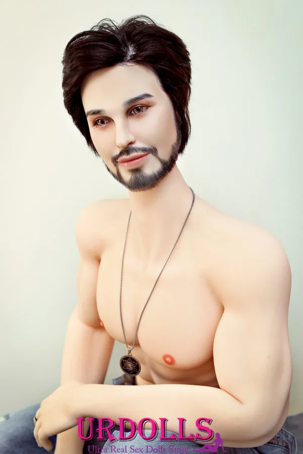 woman fucking a male sex doll