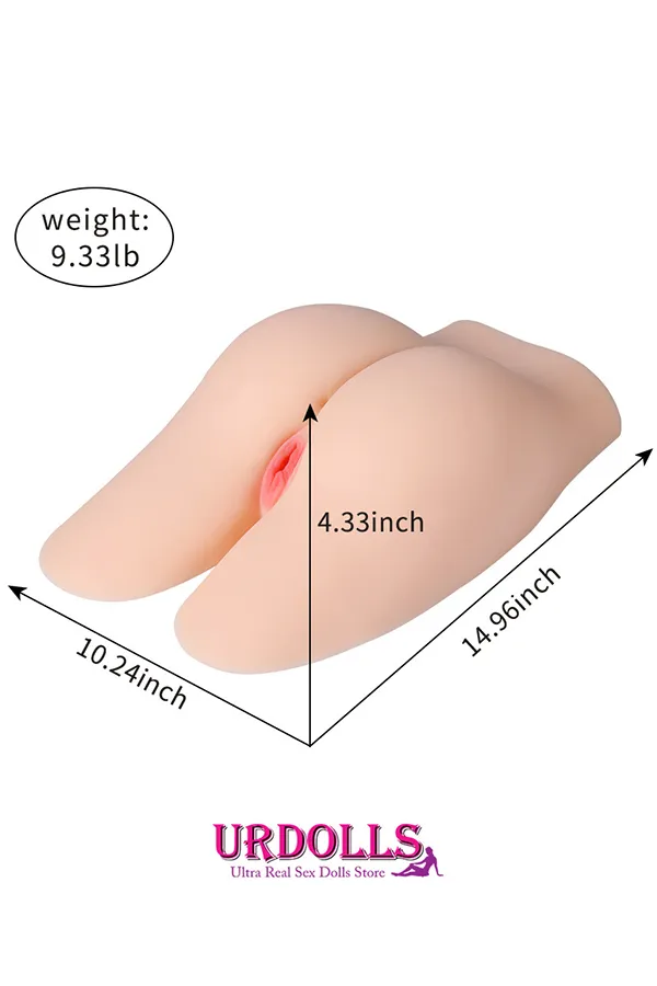 Ir noliktavā + Judy Soft To The Touch Sex Doll Torso Butt Butts Model Medical Augstas kvalitātes TPR materiāls Tauki sēžamvieta Iepakojuma izmērs 26.5*13*14.6cm