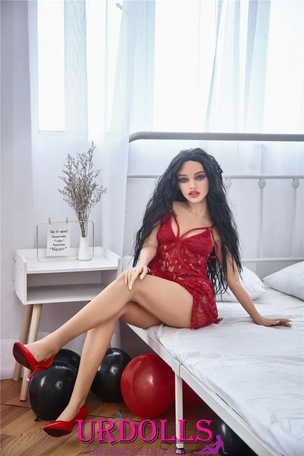 blow up sex doll with open mouth