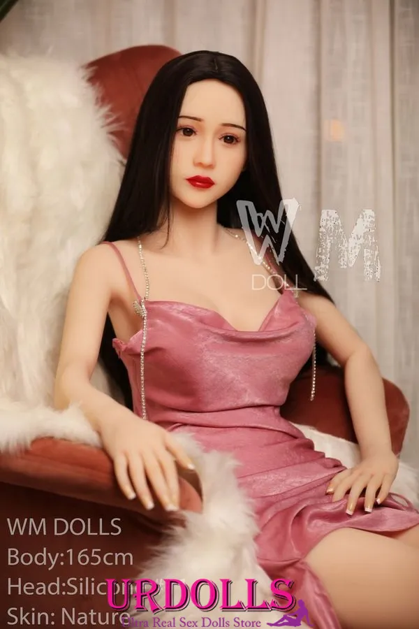 Olivia Bartlett Puskin Ntugharị ntutu TPE WM Dolls 165cm E-Cup Isi 11# Ezigbo nwa bebi dị nro