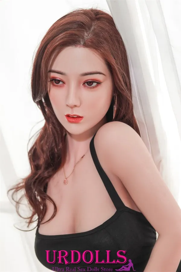 Long Jin Soft Skin Silicone Head + TPE Body COSDOLL 170cm Gros seins Taille de la tête 38 Exquisite Version Cheap Sex Dolls
