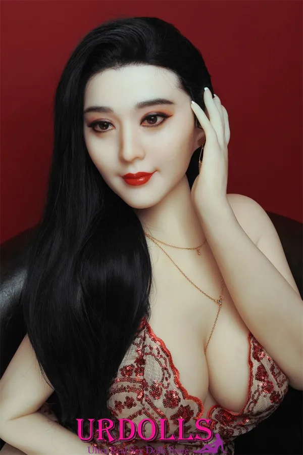 Lorraine Strong Exquisite Version Silicone Head + TPE Body COSDOLL 165cm Big breast Head Size 2 Plump lips Lifelike Sex Dolls