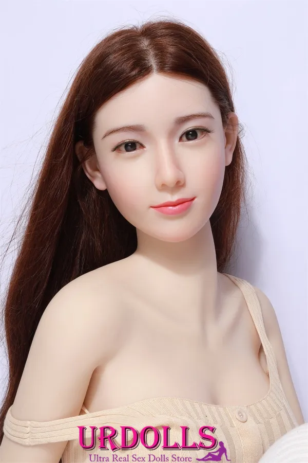 Yoona fej No. 1 szilikon fej + TPE test COSDOLL 163cm Exquisite Version Közép mellkas Puha bőr Élethű szexbabák