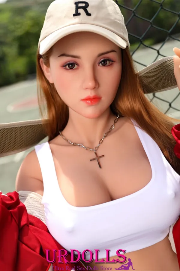 Andrea Lou Seductive Lips TPE HR poupe 155cm G-Cup Erotic Girl Glamorous Silhouette Love Dolls