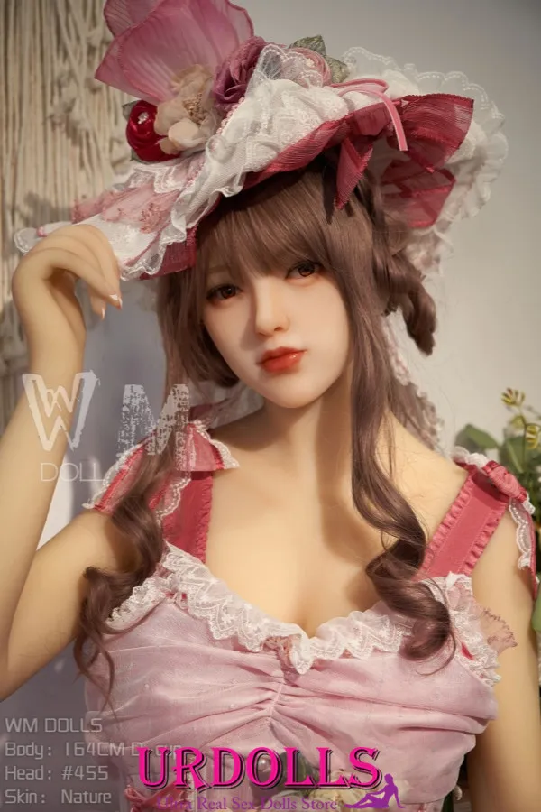 Edwina Ezekiel 455#poʻo Nani ka helehelena TPE WM Dolls 164cm D-Cup Nā maka ʻulaʻula Nani nā iwi papalina Lifelike Sex Doll