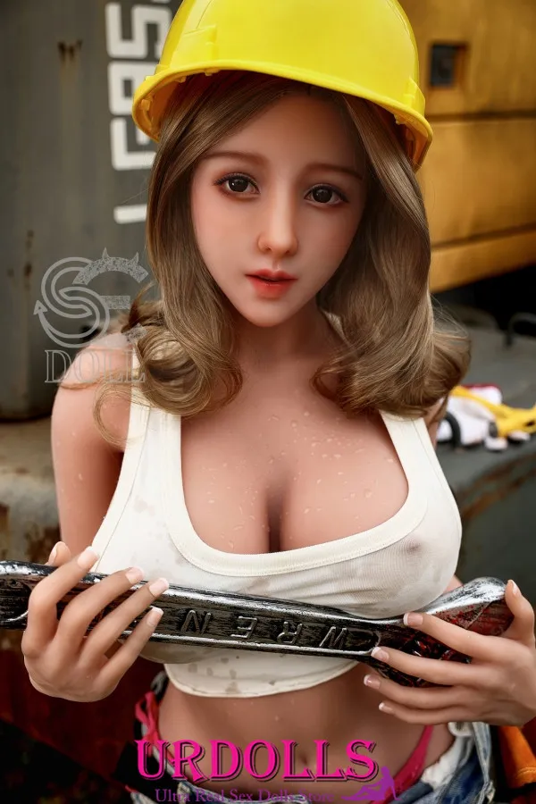 Kristin Johnson Light Tan TPE SE Doll 157cm H-Cup Kiri Karekare Te ahua o te Tare Sex Lifelike