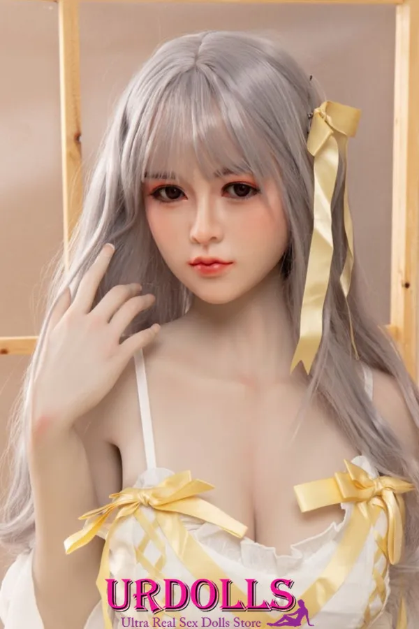 Emi Delicata faciei Silicone Capitis + TPE Corpus JXDOLL 160cm D-Cup Specimen malarum 100% Authenticum seductivum Animae Vitalis Sex Dolls