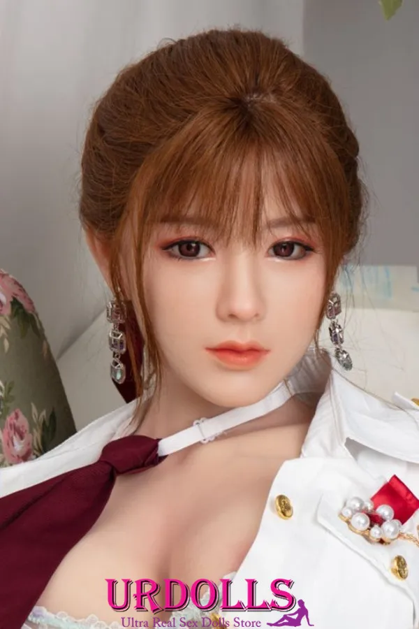 Ayami Moon-like cheeks Silicone head + TPE body JXDOLL 170cm D-Cup Smooth collarbone Popular European colors Real Life Sex Dolls