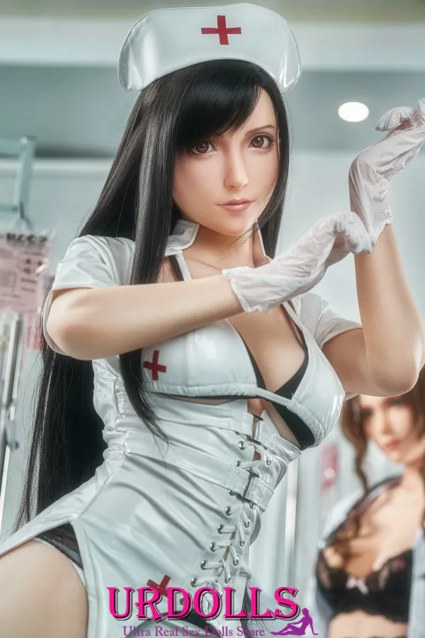 Tifa - Nurse Silicone Sexy 167cm D-cup Anime Sex Doll សម្រាប់លក់