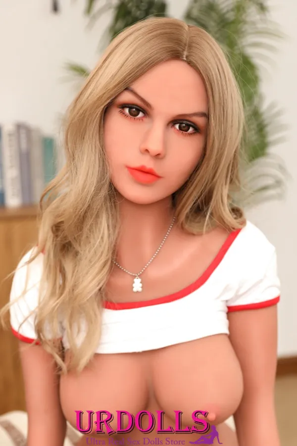 Jazmin 158cm(5ft2) Bèl tete Blonde Brown Eyes TPE DL In Stock Sex Life Poupe