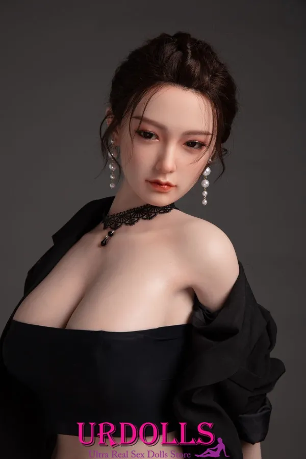 Assa 170cm(5ft7) D-cup Hair Transplant Silicone head + TPE body JX In Stock Sex Love Doll Gel Filled Breasts