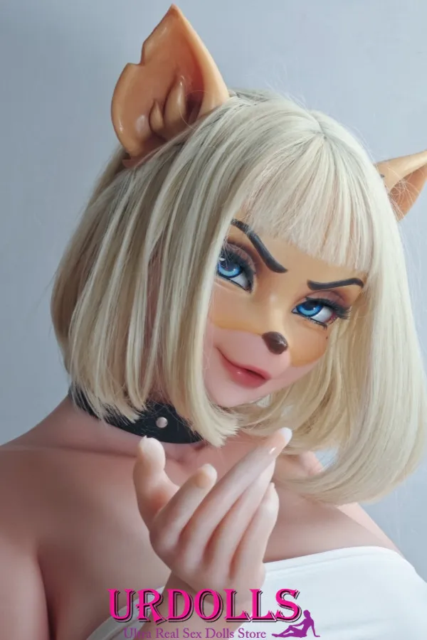 blonde long hair huge breast love sex doll-hannah