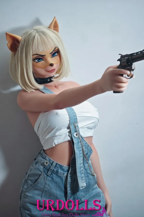 poupée de sexe robotique blonde