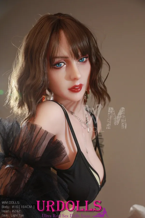 girl with strapon fucks sex doll