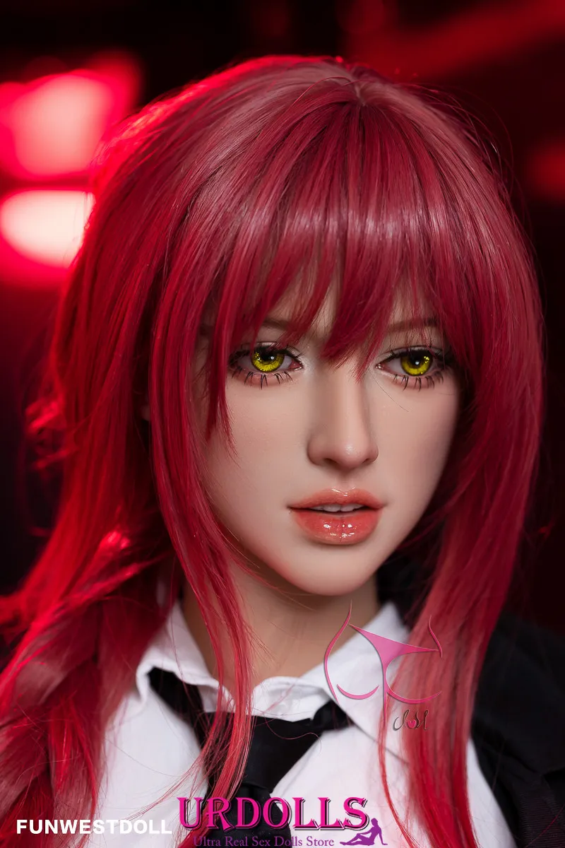 Chloe Red Long Hair Funwest Doll 162cm F-Cup Pretty Fatal Seduction Sex  Dolls